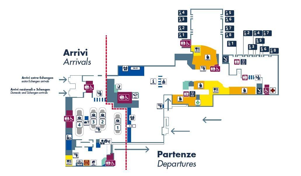 Rome ciampino airport خريطة