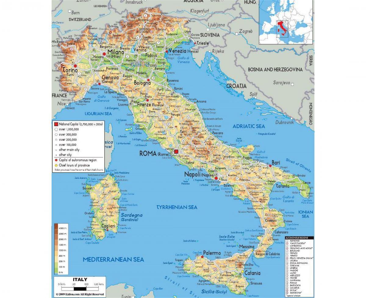 خريطة المادية روما