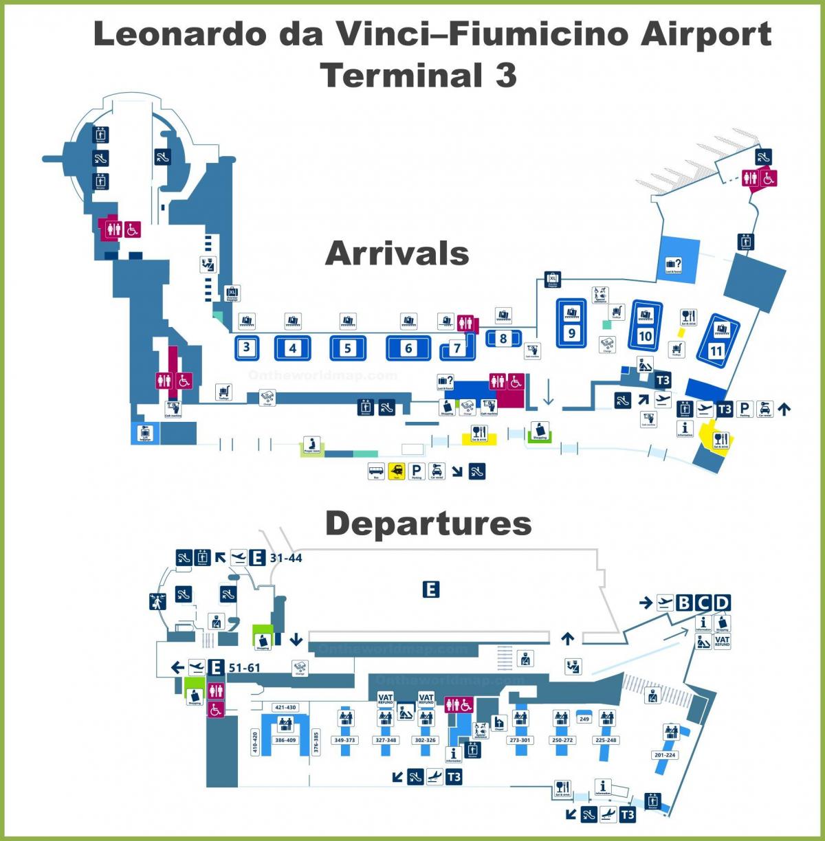 وزارة الخارجية مطار خريطة terminal 3
