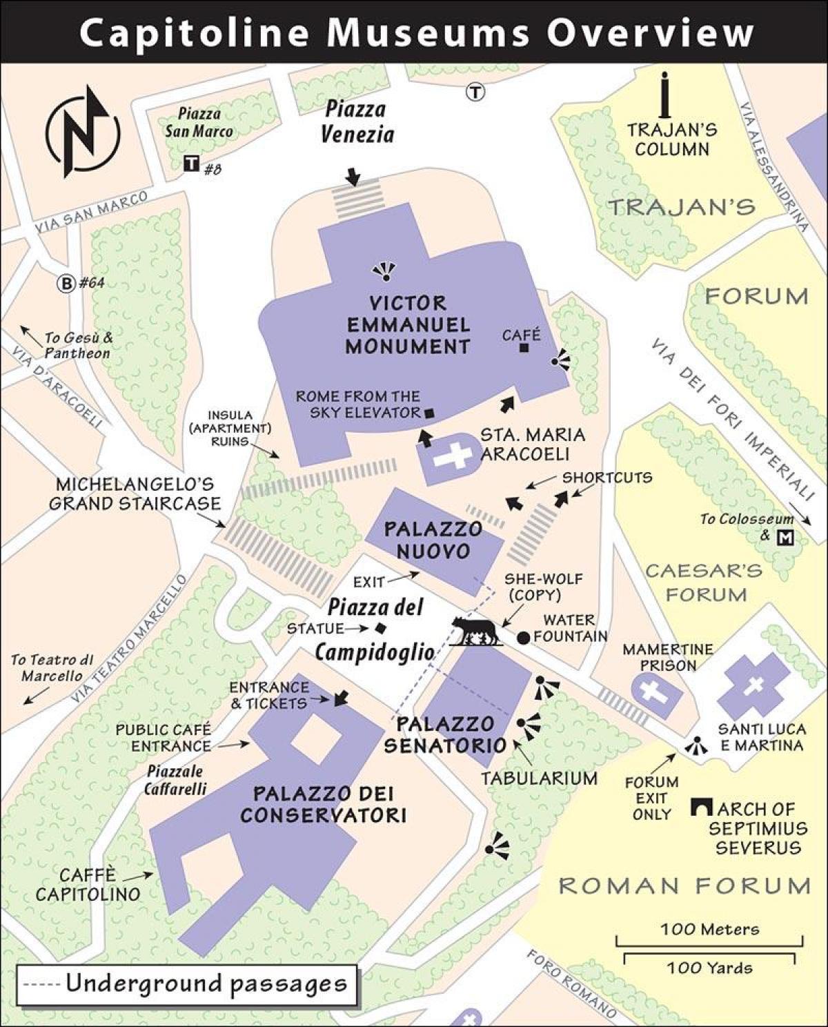 خريطة متحف الكابيتول