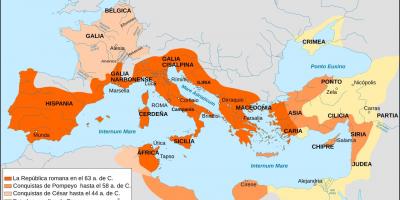 روما القديمة خريطة المسمى