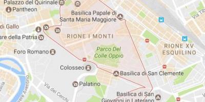 خريطة مونتي في روما